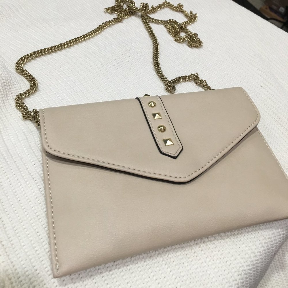 Danielle Nicole Cream Studded Shoulder Bag - NWOT